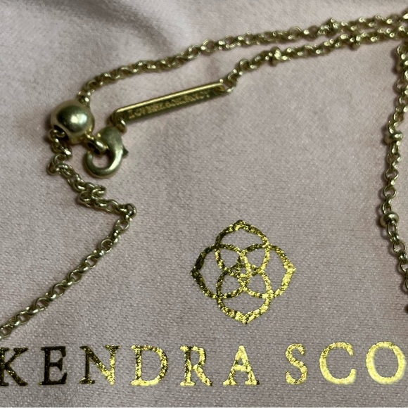 LoveShackFancy Gold Bow Necklace - Picture 3 of 12